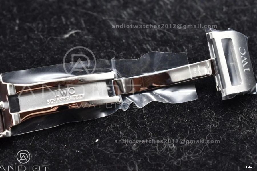 Strap Leather on Pilot Big ZF A51110 Brown Edition Best Real IW500901 0516